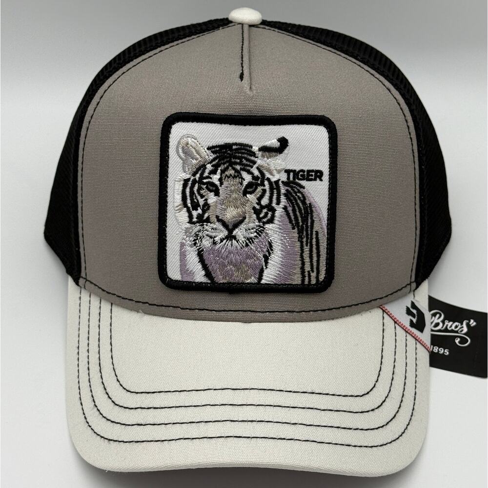 Goorin Bros The Farm MVP Series White Tiger | Black/Grey/Cream | Organic Cotton